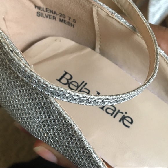 Silver Formal Sandal Heels - Picture 7 of 8